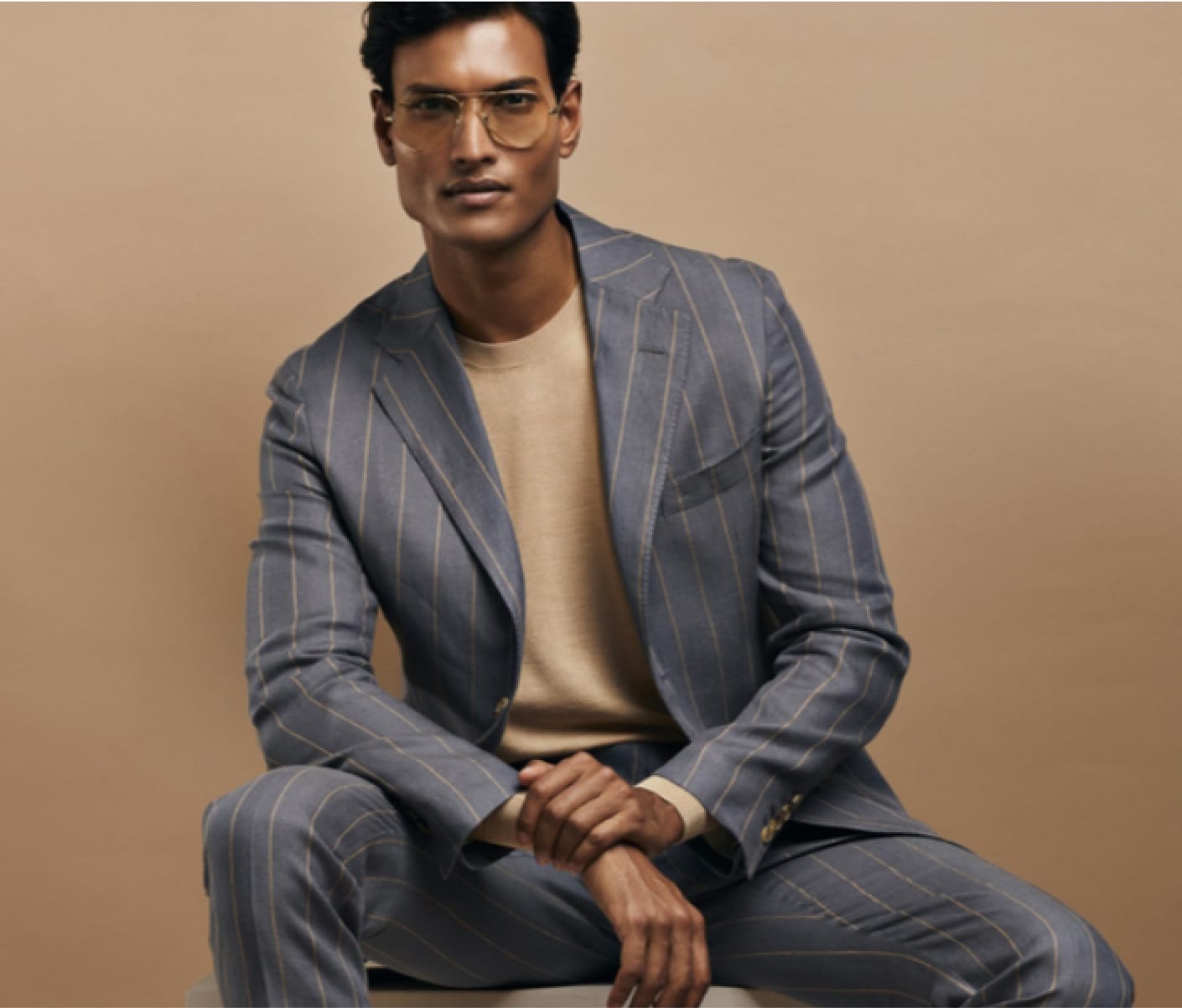 Deletto Milano luxury menswear displayed in an elegant Italian setting